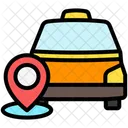 Servicio De Taxi Icono