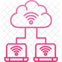 Servicio de almacenamiento en la nube  Icono