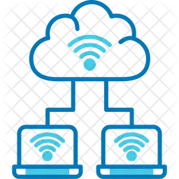 Servicio de almacenamiento en la nube  Icono