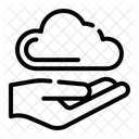 Servicio En La Nube Computacion En La Nube Desarrollo Icono