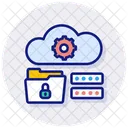 Servicio de almacenamiento en la nube  Icon