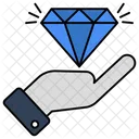 Servicio Premium Diamante Joya Icono