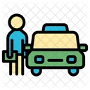 Servicio De Taxi Taxi Coche Icono