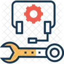 Tecnico Servicio Llave Icono