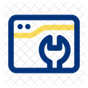 Servicio De Sitio Web Mantenimiento De Sitios Alojamiento Icono