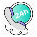 Servicios las 24 horas  Icono