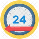 Servicios las 24 horas  Icono