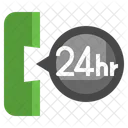 Servicios las 24 horas  Icono