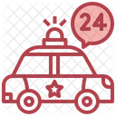 Servicios de policia las 24 horas  Icono