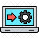 Servicios De TI Consultoria De TI Computadora Portatil Icono