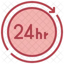 Servicios las 24 horas  Icono