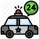 Servicios de policia las 24 horas  Icono