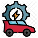 Carro Servicos Energia Ícone