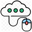 Serviço baseado em nuvem  Ícone