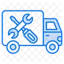 Van De Servico Veiculo Transporte Ícone