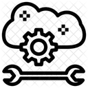 Servico De Aplicativo Em Nuvem Preferencias De Nuvem Configuracao De Servico Em Nuvem Icon