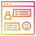 Web Atendimento Ao Cliente Ajuda Ícone