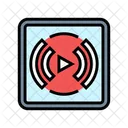 Streaming Servico Aplicativo Ícone