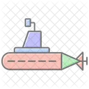 Icone De Cor Linear De Servico Militar Ícone