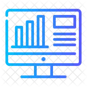 Servicos De Analise Grafico De Barras Analise De Dados Ícone