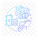 Serviços de combustível de aviação  Ícone