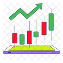 Servicos De Sinal De Negociacao Sinal De Negociacao Mercado Criptografico Ícone