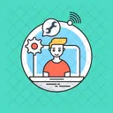 Suporte Cliente Engrenagem Ícone