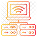 Acceso Al Servidor Base De Datos Conexion Icono