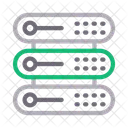 Servidor Base De Datos Mainframe Icono