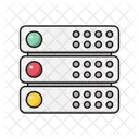 Servidor Base De Datos Almacenamiento Icono