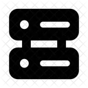 Servidor De Datos Rack De Servidores Alojamiento De Datos Icono