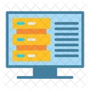 Servidor Base De Datos Almacenamiento Icono