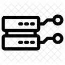 Servidor Base De Datos Computacion En La Nube Icono