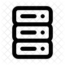 Servidor Base De Datos Almacenamiento Icono