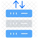 Servidor De Base De Datos Transferencia De Datos Intercambio De Datos Icono