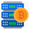 Bitcoin Red Dinero Icono