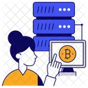 Servidor bitcoin  Ícone