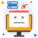 Servidor Caido Problemas Con El Servidor Tiempo De Inactividad Del Sitio Web Icon