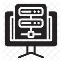Servidor Informatico Servidor De Base De Datos Almacenamiento De Datos Icono