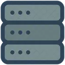 Datos Base De Datos Hosting Icono