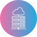 Servidor De Alojamiento Nube Base De Datos Icono