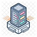 Servidor De Alojamiento Centro De Datos Base De Datos Icono