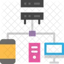 Servidor De Hosting Hosting De Servidor Red Icono