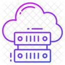 Hosting Servidor Nube Icono