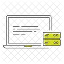 Hosting Servidor Computadora Icono