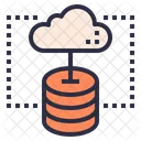 Hosting Computadora Nube Icono