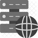 Servidor De Alojamiento Nube Base De Datos Icono