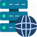 Servidor De Alojamiento Nube Base De Datos Icono
