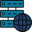 Servidor De Alojamiento Nube Base De Datos Icono