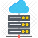 Servidor De Alojamiento Nube Base De Datos Icono